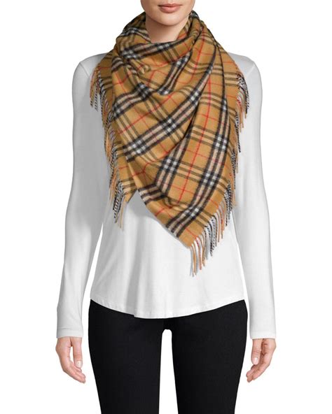 burberry check bandana scarf|classic check burberry scarf.